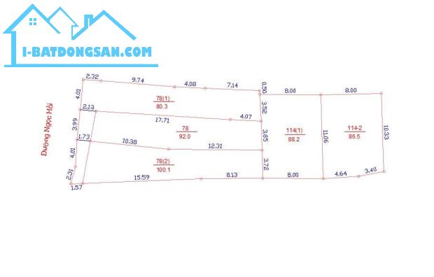 TUYỆT PHẨM MẶT PHỐ NGỌC HỒI 480M*MT15M VỈA HÈ KINH DOANH SIÊU ĐỈNH GIÁ CHỈ 155 TỶ