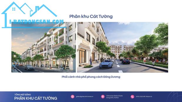 Liền kề PK Cát Tường NN2-46 giá TTS 15,2 tỉ, hướng Tây Bắc 63m2, - 1