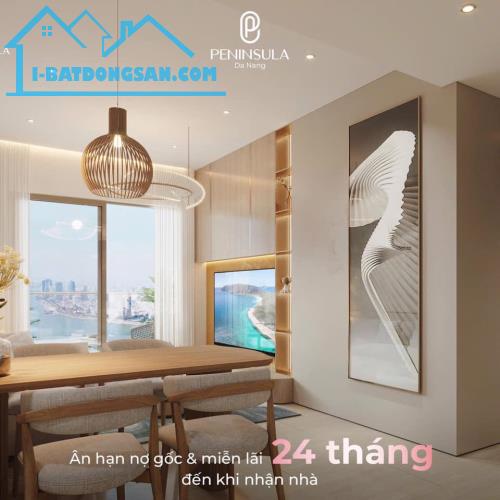 Cơ hội sở hữu ngay căn hộ  view trực diện sông Hàn, 2PN, giá 2,x tỷ, full nội thất cao cấp