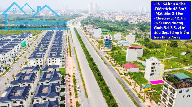 Bán Đất Dịch Vụ Vân Canh Khu 4,5ha, 48,3m2 Mặt đường 12m cả vìa hè. Mặt sau vành đai 3.5. - 2