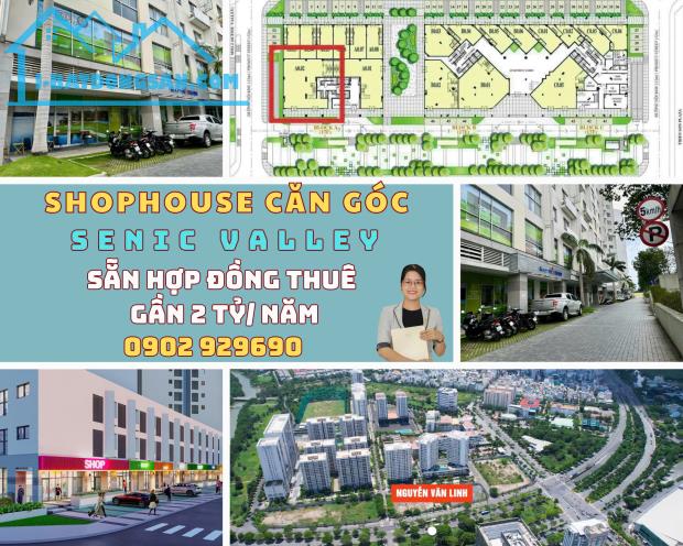 Shophouse có sẵn hợp đồng thuê đến năm 2028. Thu gần 2 tỷ/năm. Mua trực tiếp từ chủ đầu tư - 4