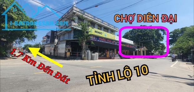 Mở bán Block 4 lô liền kề cách chợ Diên Đại 1.7Km - 2