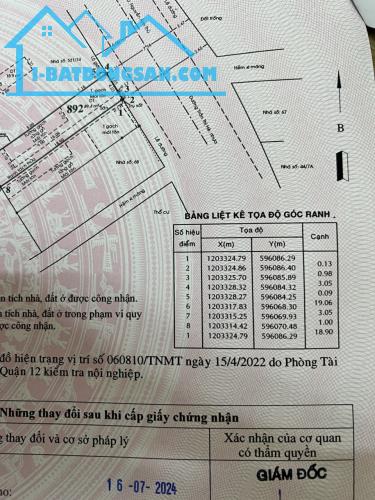 MẶT TIỀN (4X23) NHÀ C4 + 5PT TRẦN THỊ HÈ, P. HIỆP THÀNH, Q12 GIÁ 5.XT - 3