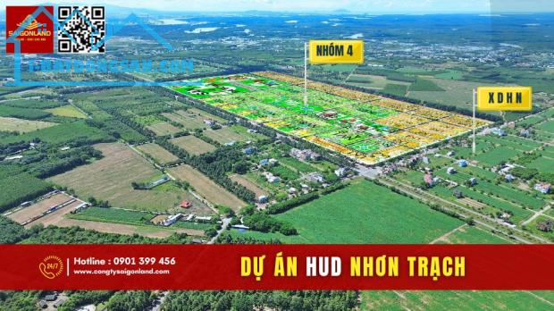 Saigonland Mua Nhanh Bán Nhanh nền dự án HUD và XDHN sổ sẵn  tại Nhơn Trạch Đồng Nai. - 4