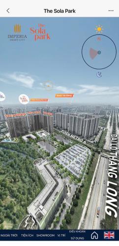 Mở bán Sola park G5-G6 - 1PN-2PN-3PN DT:59m2 Giá 3.3tỷ Vay 0Đ 30T 2 Toà Cuối Cùng Vinhomes - 4