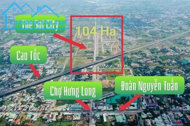 THANH LÝ ĐẤT NỀN NGAY KCN HẢI SƠN , DỰ ÁN THE SOL CITY CẦN GUỘC ,LONG AN, 100M2, THỔ CƯ 10 - 3