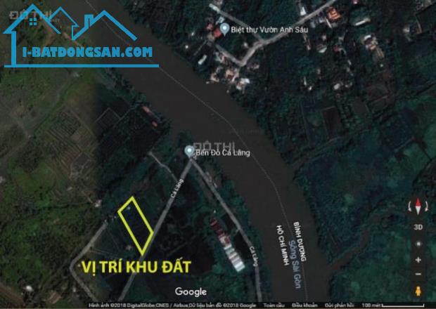 Đất mặt tiền, Củ Chi, xã Phú Hoà Đông, gần sông Sài Gòn - 1