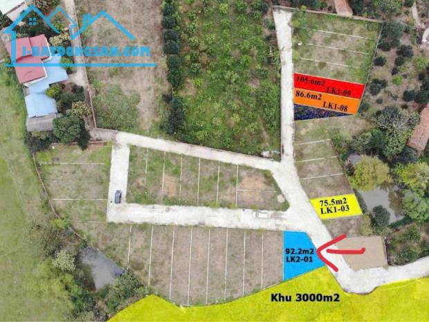 92m2 đất Bình Yên Thạch Thất giá tốt nhất khu vực