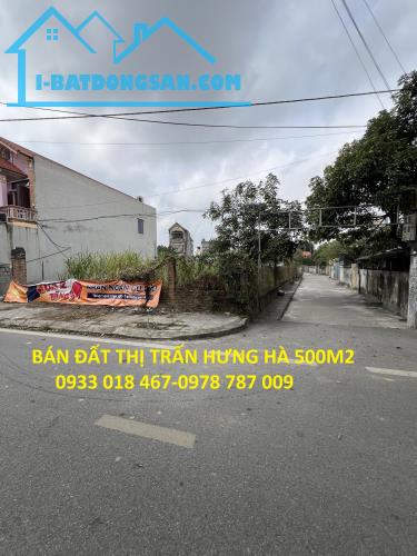 Bán đất thị trấn hưng hà, thái bình 500m2-0933 018 467-0978 787 009