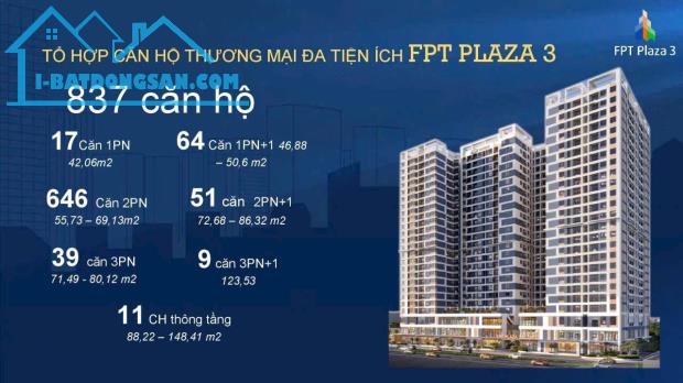 FPT PLAZA 3 - GIÁ ƯU ĐÃI CHỈ TỪ 1,19 TỶ / CĂN - Chọn căn liên hệ Đắc Ngọc - 1