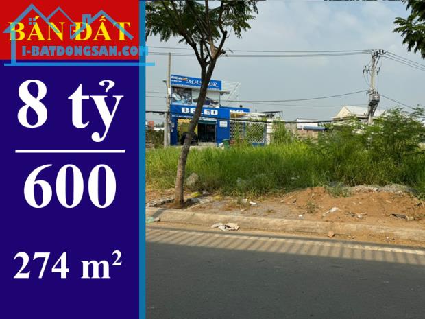 bán đất đào sư tích nhà bè. dt: 13 x 21m, đường rộng 6m. giá 8 tỷ 600