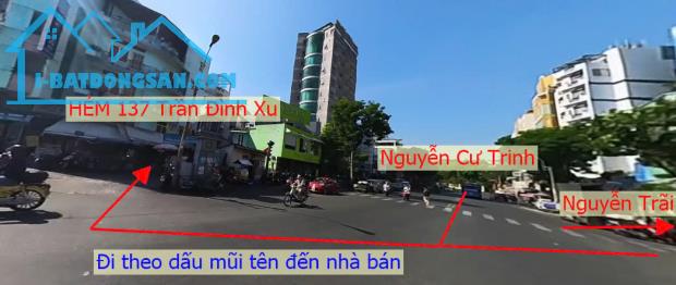 Bán nhà q.1 P. Nguyễn Cư Trinh nhà 2 tầng mới full NT dt 33.7m2 đất hiện hữu