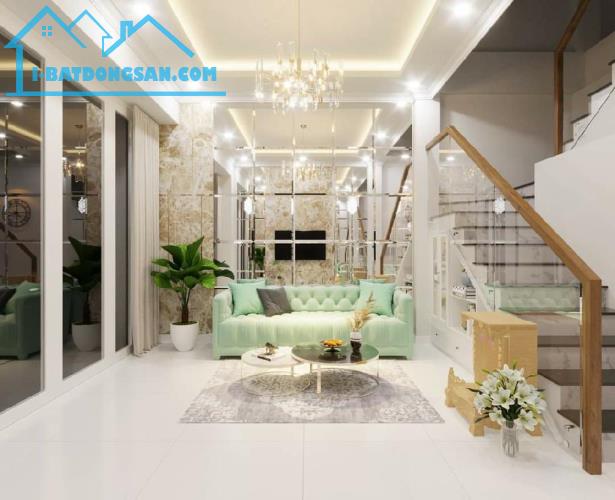 Nhà mới 4 tầng, 42m2, ngã tư Phạm Văn Đồng- Nguyễn Xí, Bình Thạnh