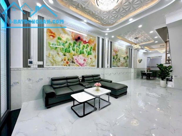 Nhà 4 tầng 80m2 hẻm xe hơi 1806 Huỳnh Tấn Phát Thị Trấn Nhà Bè, 6.8 tỷ
