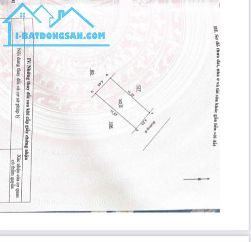 BÁN GẤP 50M ĐẤT MẶT ĐƯỜNG Q.LÂN- VĨNH QUỲNH Đ NHỰA 7M ÔTÔ TẢI KINH DOANH CHỈ 6.68TỶ - 2