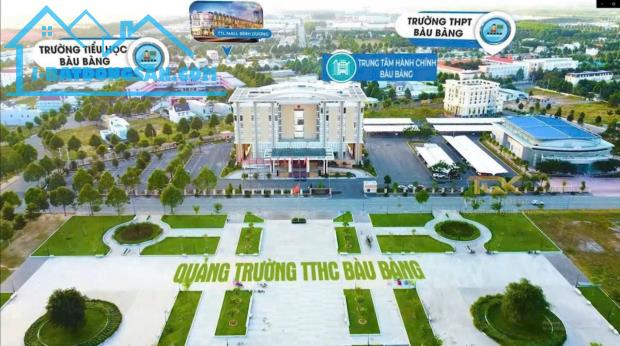 Bán gấp cặp đất liền kề 150m² - 800 triện Khu Trung Tâm Hành Chính Bàu Bàng, Bình Dương - 1