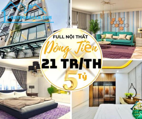 Bán nhà quận tân bình,kế vincom plaza cộng hòa,40m2,thu nhập 21tr tháng,NT full,5Tỷ