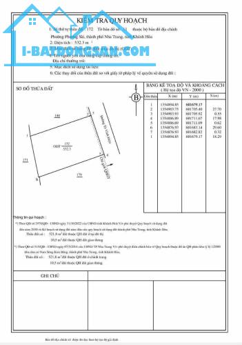 Bán lô đất mặt tiền đường Tô V Diện , 532m2 , đang kinh doanh quán cafe . Giá 115tr/m2 .