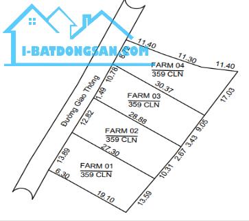 Miền Đất hứa cho nhà Đầu tư- Sinh lời hàng tháng ! Sở hữu Farm 1.436m2, Sổ đỏ. 2,6 tỷ VNĐ. - 2