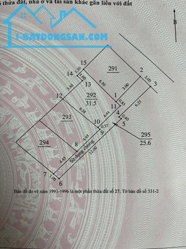 CHÍNH CHỦ CẦN BÁN MẢNH ĐẤT TẠI SỐ 5 NGÕ 189 NGÔ GIA TỰ - ĐỨC GIANG - LONG BIÊN - HÀ NỘI - 1