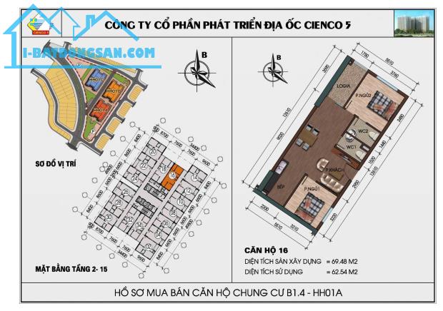 Chính chủ cần bán căn hộ 70m tầng 11, full nội thất mới tại tòa HH01A KĐT Thanh Hà Cienco - 4