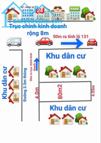 Bán đất tại Mai Đình, Sóc Sơn. Diện tích 80.3m2, mặt tiền 4m, nở hậu 4.05m.Lh 0352 293 241 - 2