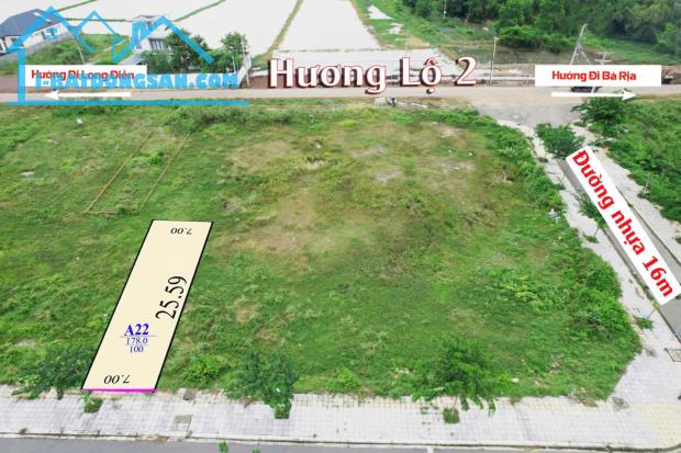 bán lô đất biệt thự vườn gần ngã năm long điền cách hl2 vào 30m  giá rẻ bất ngờ - 2