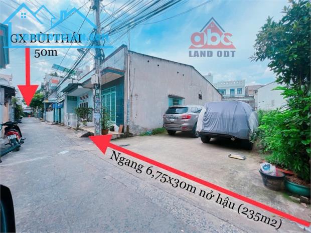 HN273 lô đất đẹp gần Giáo xứ Bùi Thái, tam hòa. DT 235m2 với mặt tiền 6.75m - 1