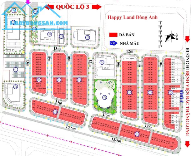 BÁN NHÀ PHỐ LIỀN KỀ DỰ ÁN HAPPY LAND ĐÔNG ANH - 4