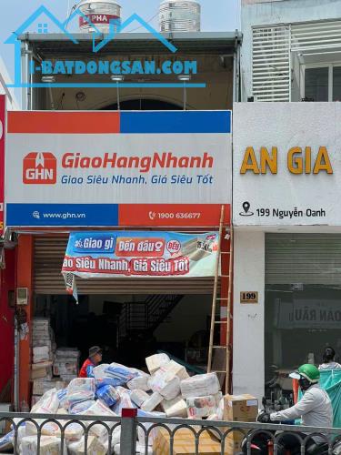 Cần bán gấp nhà xây kiêng cố 2 mặt tiền Nguyễn Oanh và MT hẻm 2m. p. 17, GV - 4