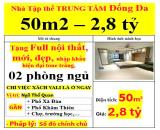 Nhà Tập thể TRUNG TÂM Đống Đa 50m2 – 2,8 tỷ - TẶNG FULL NỘI THẤT