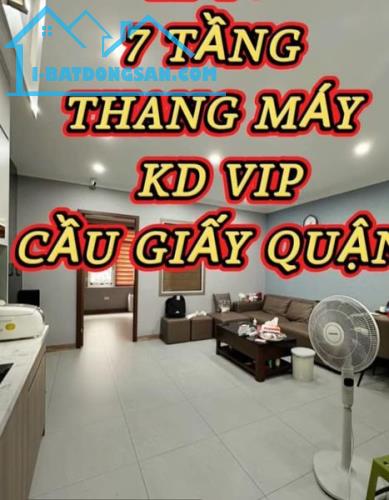 BÁN NHÀ ở TRẦN QUỐC HOÀN, ô tô, 60m, 7 tầng, 23 tỷ - 2