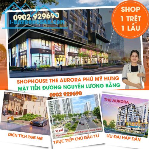 Shophouse căn góc mặt tiền phố thương mại Nguyễn Lương Bằng mua trực tiếp chủ đầu tư