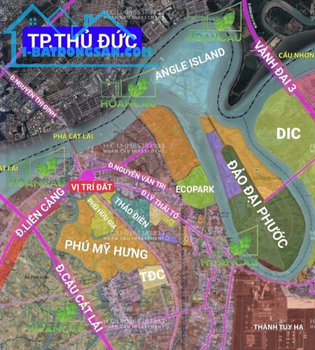 Bán nền thổ cư 2 mặt tiền, cách phà Cát Lái 1km, về SG trong 10 phút - 2