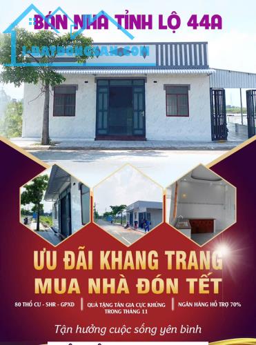 bán nhà vườn 350m mới xây xong an ngãi long điền