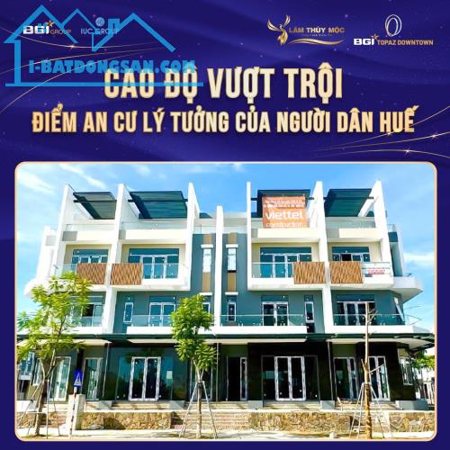 Chỉ 3 tỷ sở hữu ngay nhà liền kề bgi topaz downtown huế đối diện siêu thị aeon mall - 1