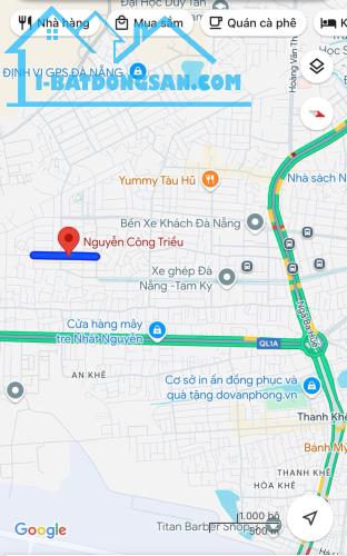 Bán đất Đường 7.5m Nguyễn Công Triều, phường Hòa An, Cẩm Lệ - DT: 103m2, Giá 3.45 tỷ tl - 1