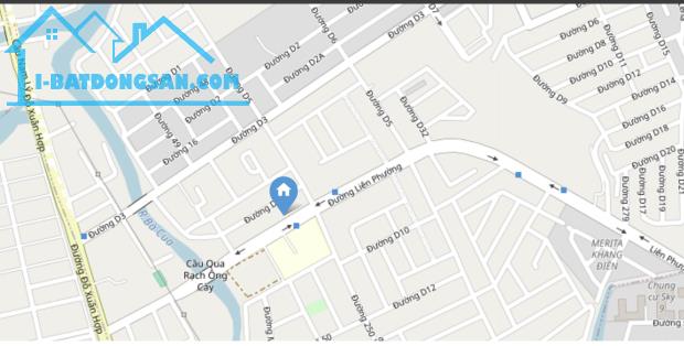 Bán nhanh một nền góc 2 mặt tiền duy nhất, mặt tiền đường D5 (lộ giới 20m) dự án Kiến á Q9