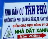 Bán Nền 85m2 đường A5 KDC Tân Phú, Cái Răng, Cần Thơ. (Cách Chợ 586 chỉ 2km)