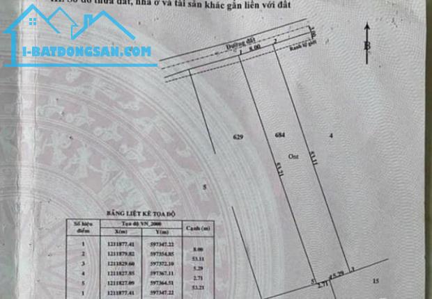 Bán đất thổ cư 413,9m2, Bình Mỹ, Củ Chi, 7 tỷ, sổ đỏ