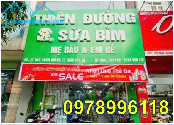 ☀️Sang nhượng lại cửa hàng sữa bỉm Mẹ và bé tại Ngô Xuân Quảng, ngã tư Trâu Quỳ, Gia Lâm,