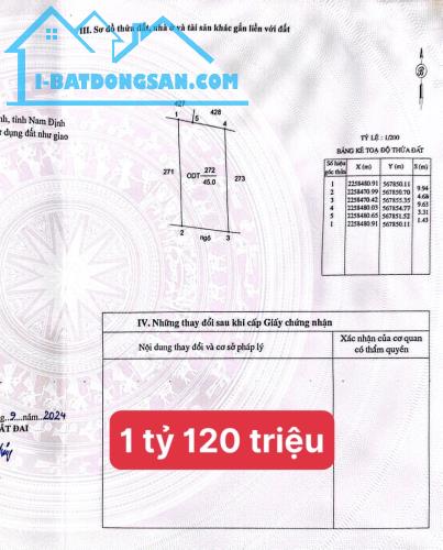 BÁN ĐẤT NGÕ RỘNG ĐƯỜNG MỸ XÁ 47M2 GIÁ TỪ 985 TRIỆU - 3