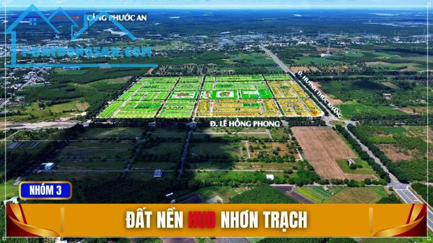 Giảm giá - bán nhanh nền nhà vườn 300m2 dự án Hud Nhơn Trạch liền kề cảng Phước An - 3