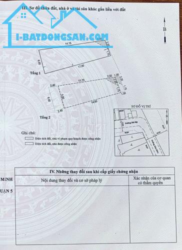 Nhà góc 2 mặt tiền đối diện công viên gần chợ Kim Biên P13Q5 - 2