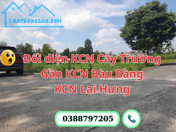 Chỉ 1 lô duy nhất 2 mặt tiền đường - Đất ở Thị Trấn Lai Uyên, Bàu Bàng - 1