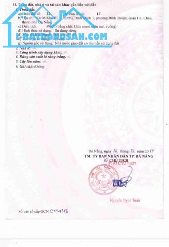 Bán 2 lô đất đẹp ngay trung tâm Đà Nẵng nhiều tiện ích tại đường Bình Minh 3, giá 9,x tỷ g - 2