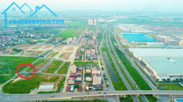 vỡ nợ bán nhanh lô góc 160m, giá 90tr/m tại Khu Đại Đô Thị, Đại CN Yên Ninh, Bắc Giang.