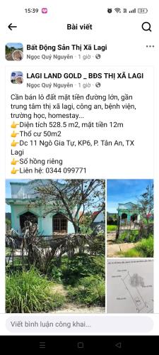 Chính Chủ Cần Bán Lô Đất KP6, P. Tân An, TX Lagi  Bình Thuận - 1