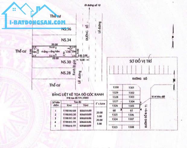 GÒ VẤP - BÁN BIỆT THỰ CITYLAND PART HILLS P10, DT 10x20M 1 HẦM 4 TẦNG - 1