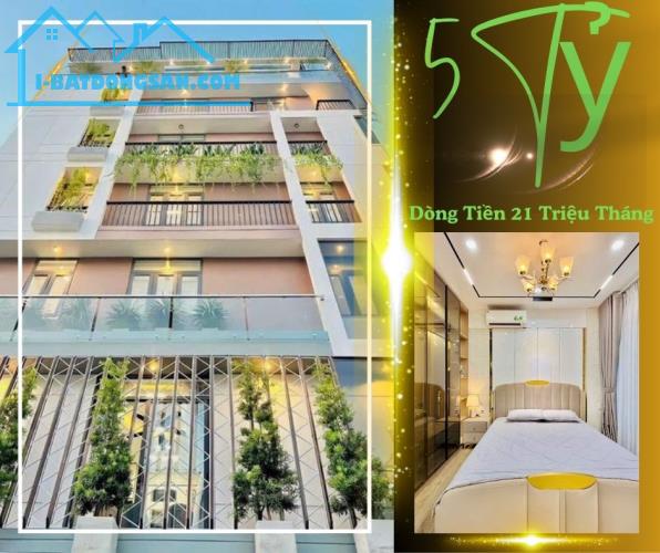 Bán Nhà Quận Tân Bình,Nhà 3 Tầng,40m2,Doanh Thu 21 Triệu Tháng,Full NT,5Tỷ